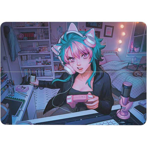 Anime Catgirl Gamer Nerd by Ivy Dolamore Surface Laptop Studio Skin